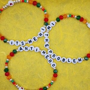 🆕️ANTI HERO 3pc Friendship Bracelets